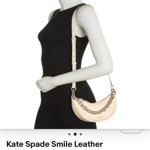 Kate Spade Cream Leather Shoulder Bag